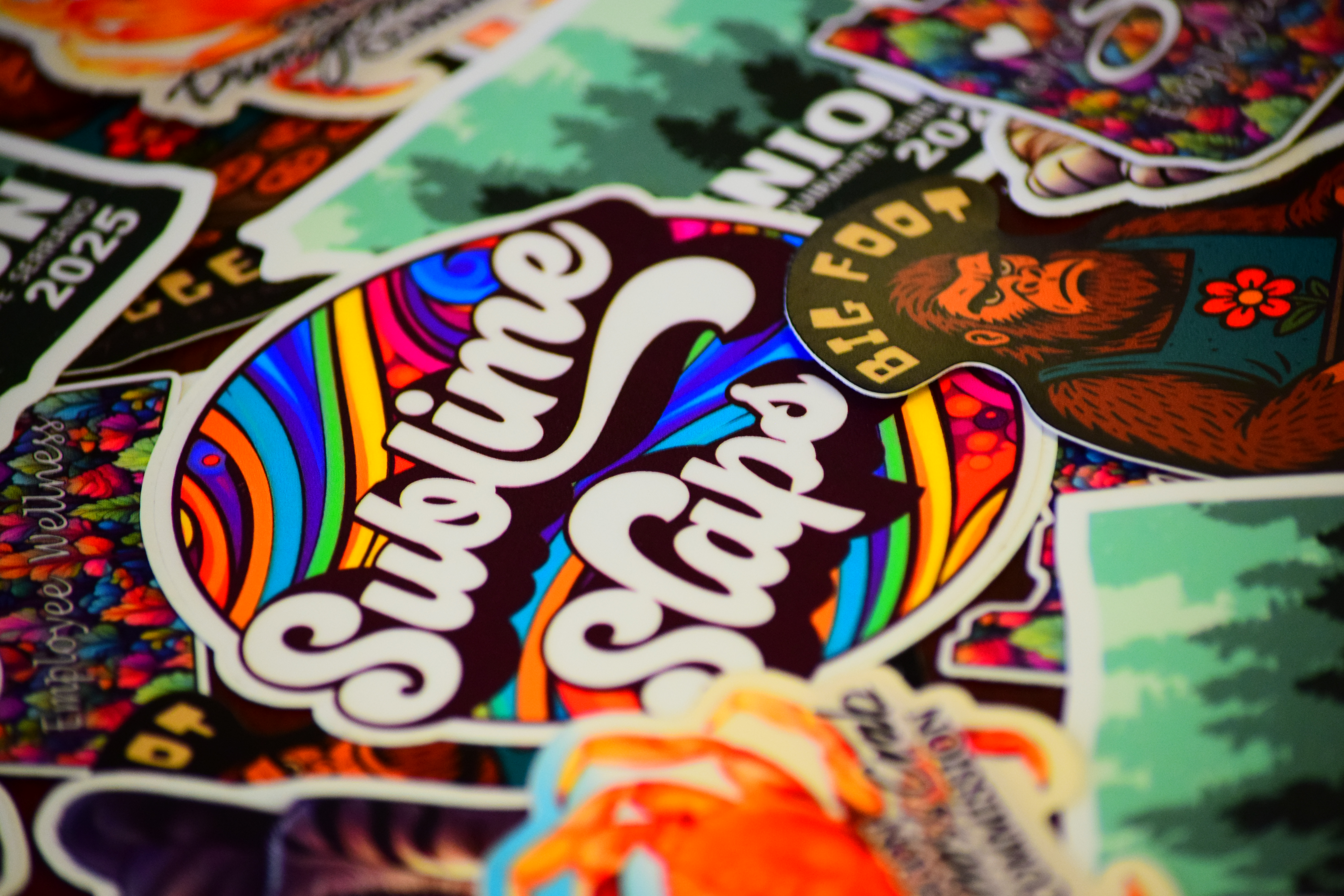 Professional Sticker Design - Sublime Slaps Oregon