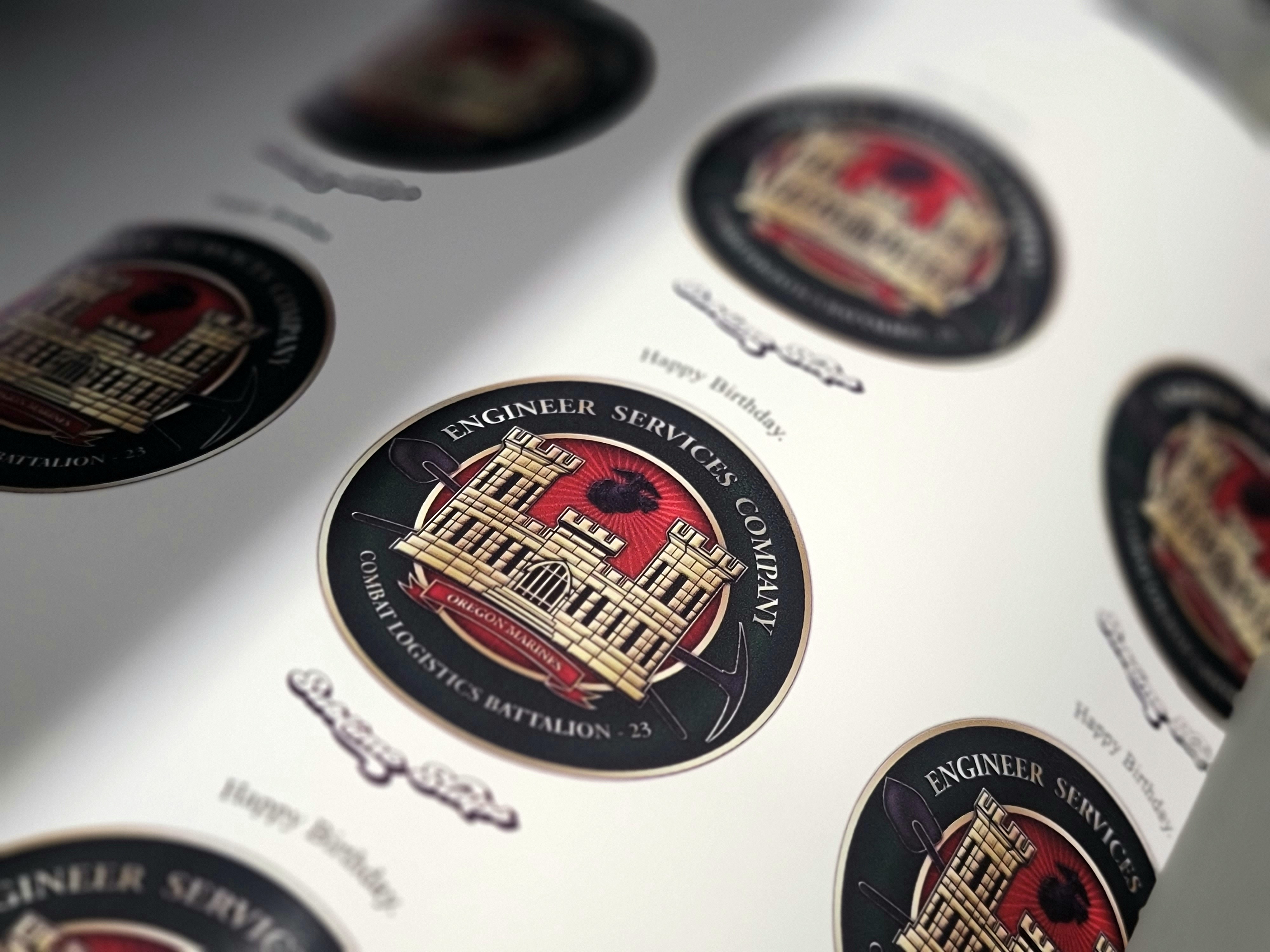 Marine Theme Sticker - Premium Stickers Oregon